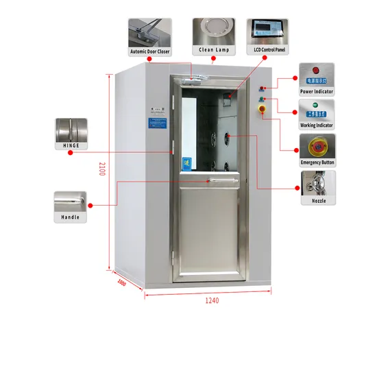 Automatic Sliding Door Air Shower for Factory Clean Room